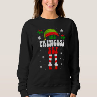 Sudadera Princesa Elfo Combinación Familiar Grupo Navidad F