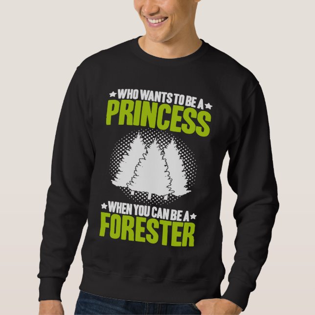Sudadera Princesa Forestal Guardabosques (Anverso)