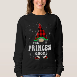 Sudadera Princesa Gnome Cuadro Búfalo Familia Combinada Chr