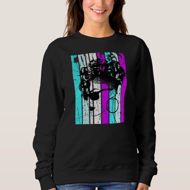 Sudadera Princesa Negra Empoderamiento Africano Amor Negro  (Anverso)