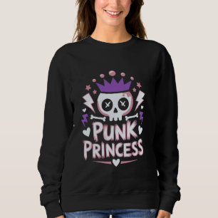 Sudadera Princesa Punk Mujer Emo Skater Rocker