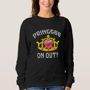 Sudadera Princesa Sobre La Corona Del Deber