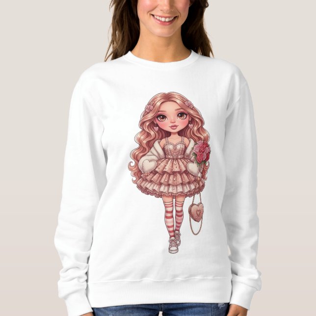 Sudadera princess of hearts dall (Anverso)