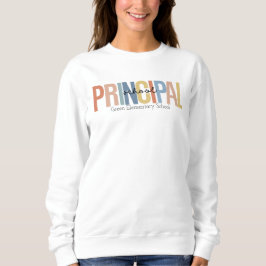 Sudadera principal de escuela personalizada