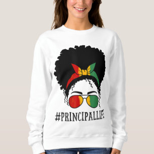 Sudadera Principal mujer africana desordenada tonta histori