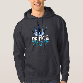 Sudadera Príncipe Encantador te amamos! groovy corona azul