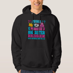 Sudadera Príncipe o Princesa Hermana Mayor Revelación del S