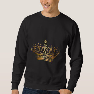 Sudadera Príncipe Princesa Rey Reina Corona Novedad Gráfica