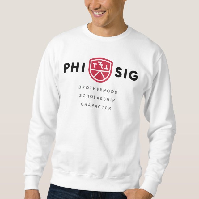 Sudadera Principios de Phi Sigma Kappa (Anverso)