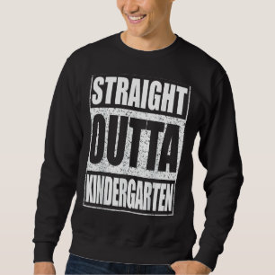Sudadera Print Graduation Senior 2022 Straight Outta Kinder