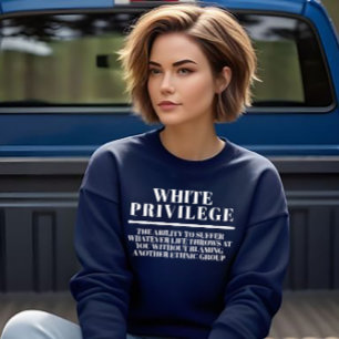 Sudadera Privilegio Blanco