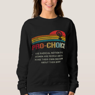 Sudadera Pro Choice Definición Feminista Derechos de la Muj