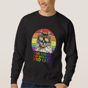 Sudadera Pro Elección Pro Feminismo Pro Gato Lgbtq Feminist