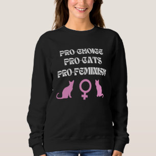 Sudadera Pro Elección Pro Gatos Pro Feminismo Derechos de l