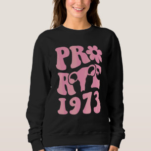 Sudadera Pro Elección Roe 1973 Flor Útero Rosa 1