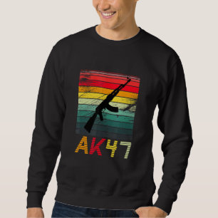 Sudadera Pro Gun 2ª Enmienda Ak47 Rifle Retro Vintage Sun