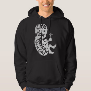 Sudadera Pro Life Hermoso regalo Cristiano Abolición del Ab