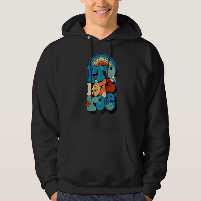 Sudadera Pro Roe 1973 Pro Choice Los derechos de la mujer R (Anverso)