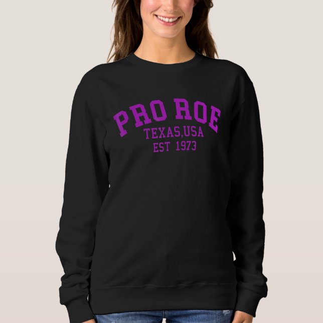 Sudadera Pro Roe Pro Elección Derechos de la Mujer Útero Fe (Anverso)