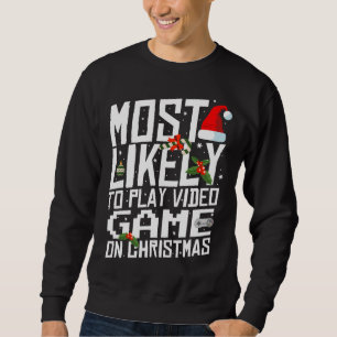 Sudadera Probablemente Para Jugar A Los Navidades De Videoj