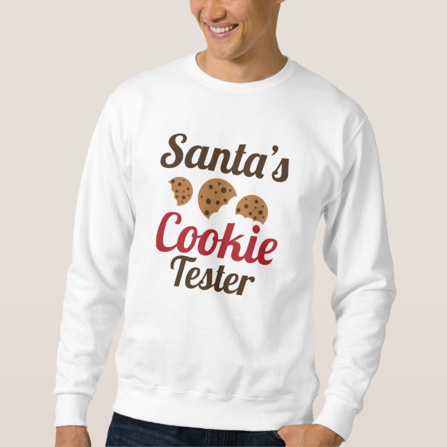 Sudadera Probador de galletas de Santa (Anverso)
