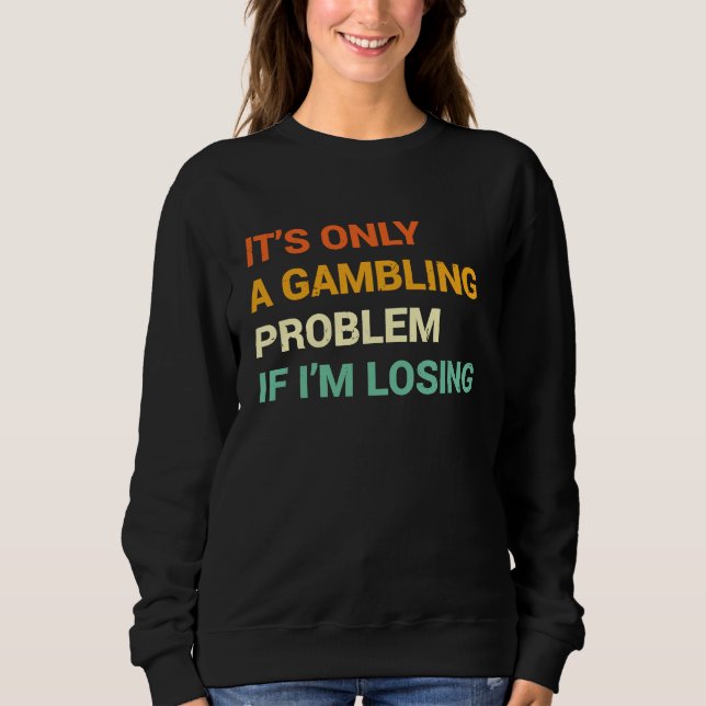 Sudadera Problema de juego  Fiesta de soltero de juego de c (Anverso)