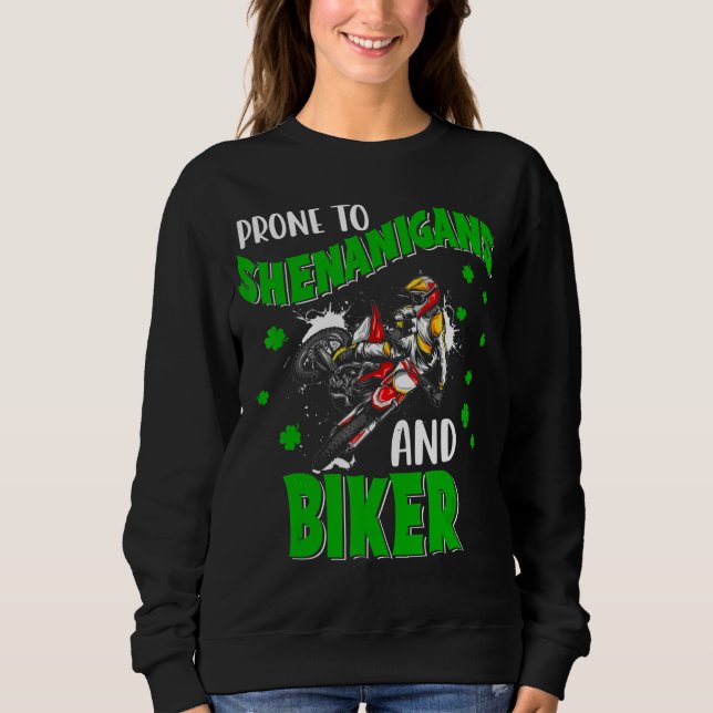 Sudadera Proclive a los Shenanigans y a los curiosos ciclis (Anverso)