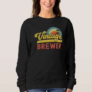 Sudadera Profesión Puesta de sol vintage cervecero Título d