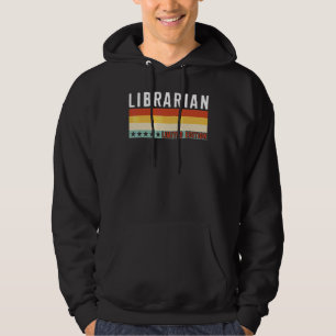 Sudadera Profesión Título de Trabajo Bibliotecario Agradeci