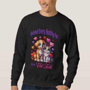 Sudadera Profesional de cuidado de mascotas Vet Tech Veteri