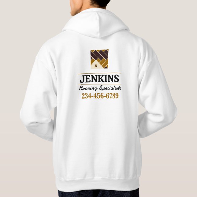 Sudadera Profesional de Instalación de Suelos (Reverso)
