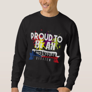 Sudadera Profesional veterinaria orgullosa