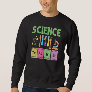 Sudadera Profesor Científico Biología Química Equipo Cienci