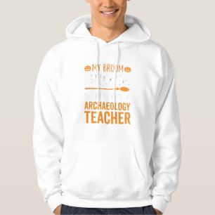 Sudadera Profesor de Arqueología Escoba de Halloween Rota