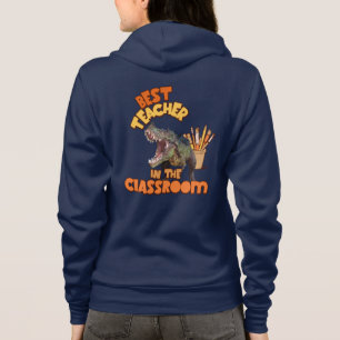 Sudadera Profesor de Arte de Dinosaurio Divertido Aula Crea