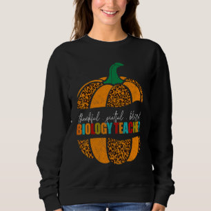 Sudadera Profesor de Biología Halloween Agradecido Agradeci