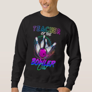 Sudadera Profesor De Boliche De La Familia Del Chica Bowler