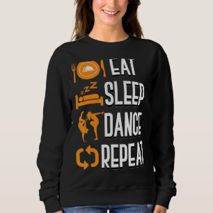 Sudadera Profesor de danza de baile de repetición de baile