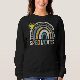 Sudadera Profesor de educación especial Rainbow Boho