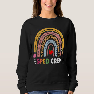 Sudadera Profesor de Educación Especial Sped Crew Boho Rain