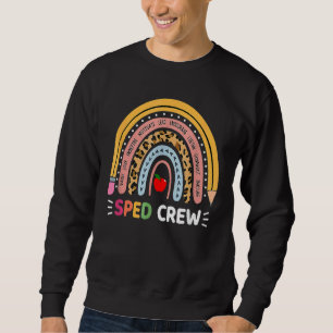 Sudadera Profesor de Educación Especial Sped Crew Leopard B
