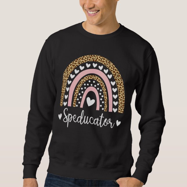 Sudadera Profesor de Educación Especial Sped Ed Rainb (Anverso)