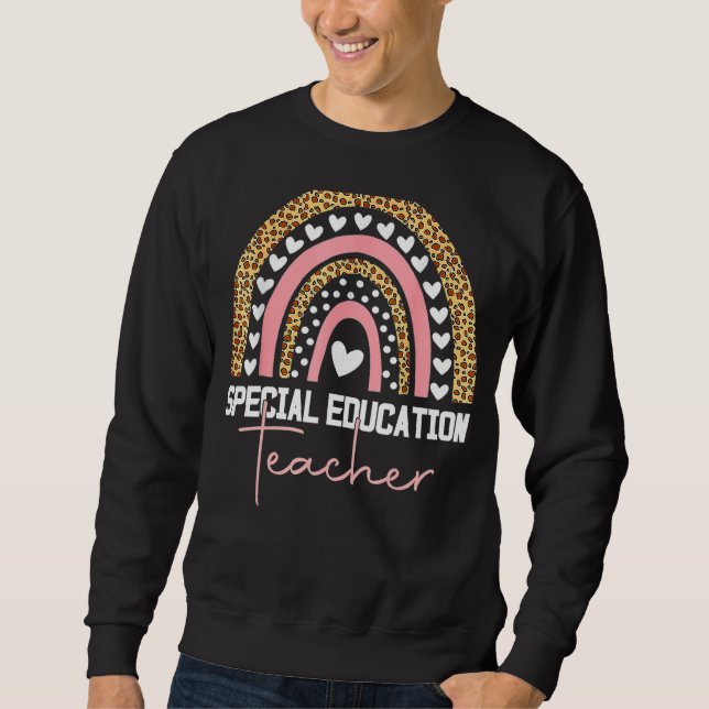 Sudadera Profesor de Educación Especial Sped Ed Sped Leopar (Anverso)