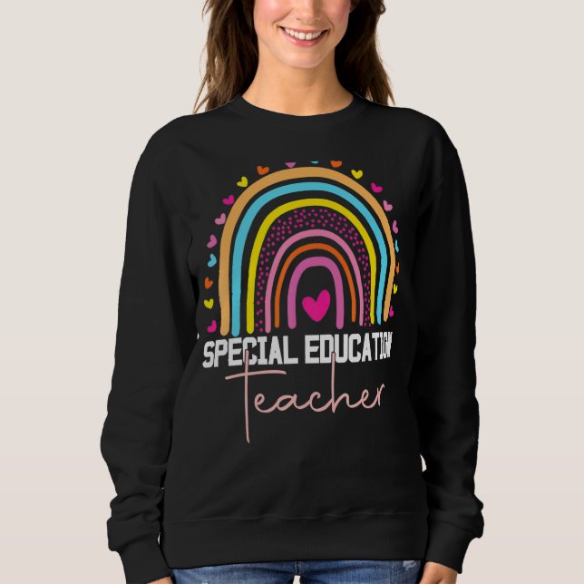 Sudadera Profesor de Educación Especial Sped Ed Sped Leopar (Anverso)