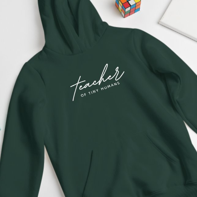 Sudadera Profesor de escritura de humanos pequeños (Subido por el creador)