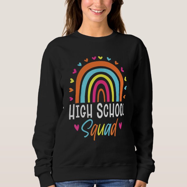 Sudadera Profesor de Escuela Secundaria Boho Arcoíris Equip (Anverso)