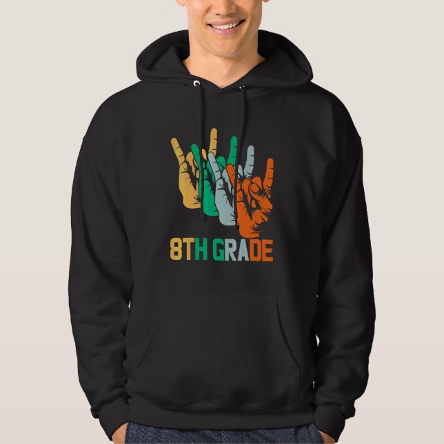 Sudadera Profesor de Estilo Retro de Caja de Ritmos de los  (Anverso)