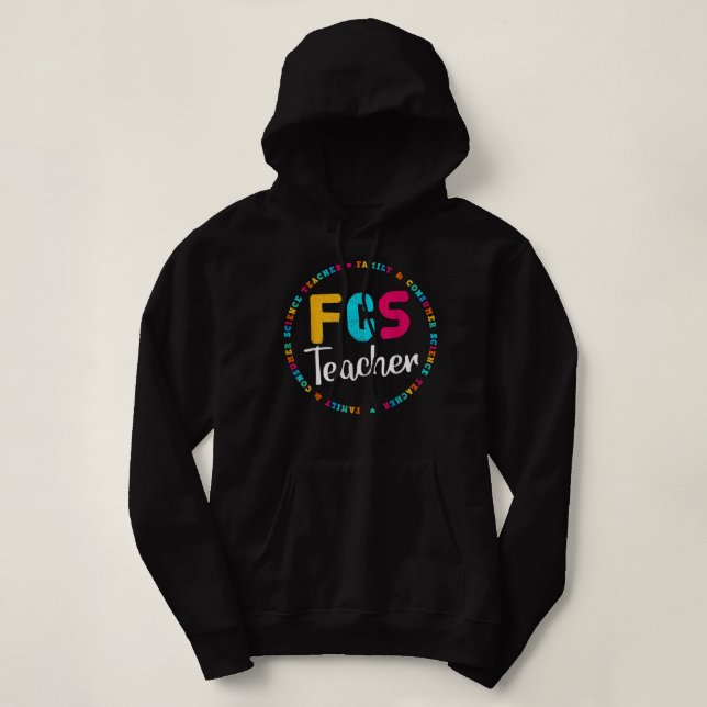 Sudadera Profesor de FCS Tee - Profesor electivo - Docente  (Diseño del anverso)