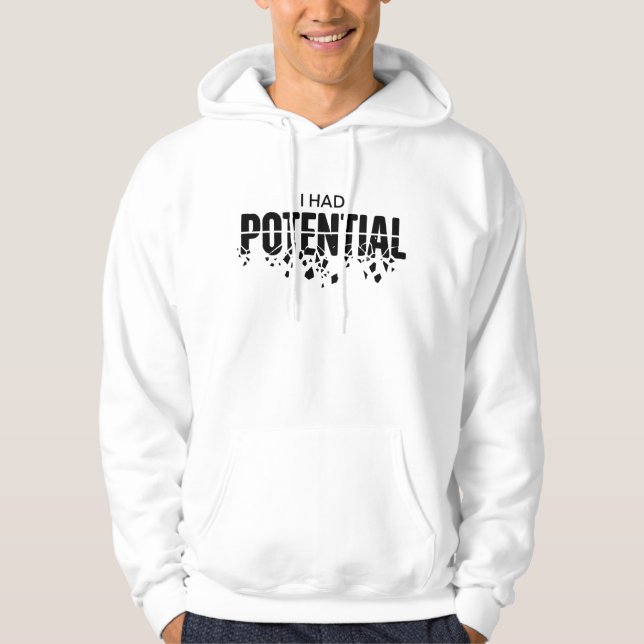 Sudadera Profesor de Física Divertido Tuve Potencial Humor (Anverso)