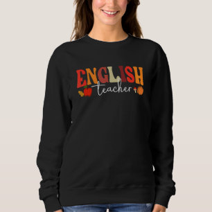 Sudadera Profesor de inglés retro genial vibraciones de oto